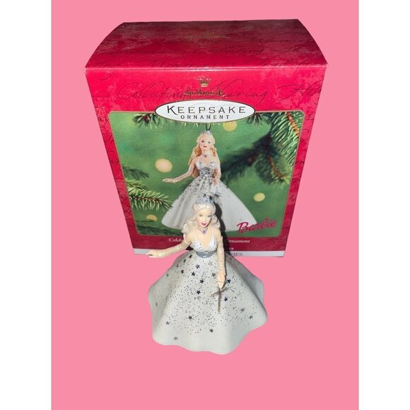 Hallmark Keepsake Barbie Other - Hallmark Keepsake Ornament Celebration Barbie Special 2001 Edition Christmas Hol